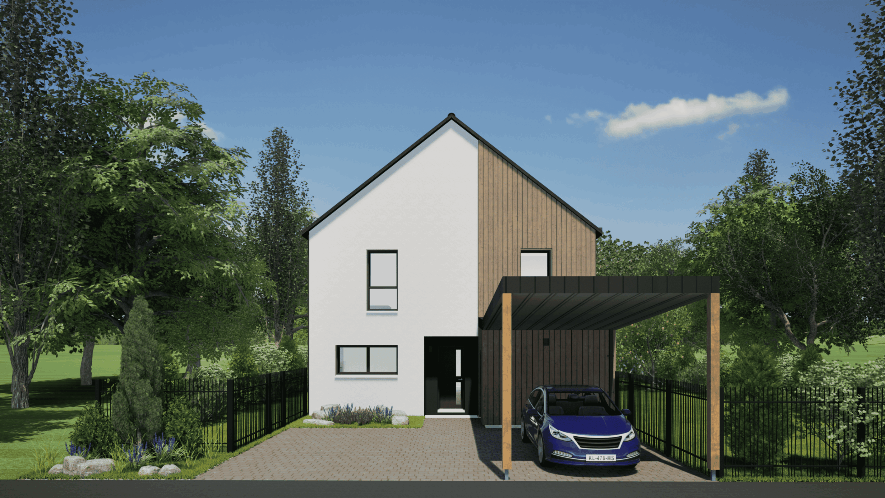 Vue de la rue - Façade Nord